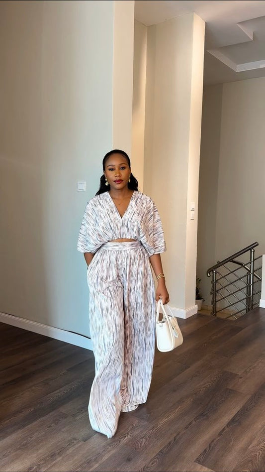 Lady crepe set (ready to wear)