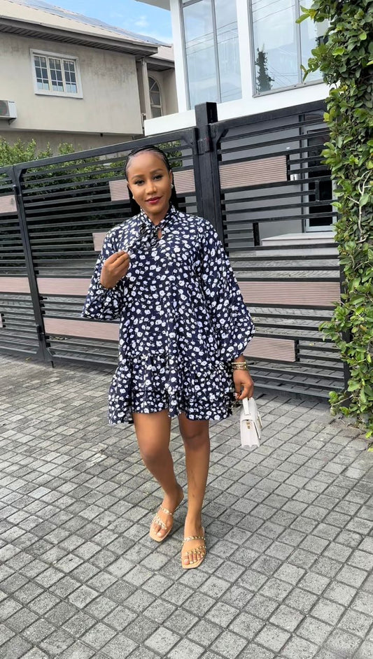 Nneka crepe dress