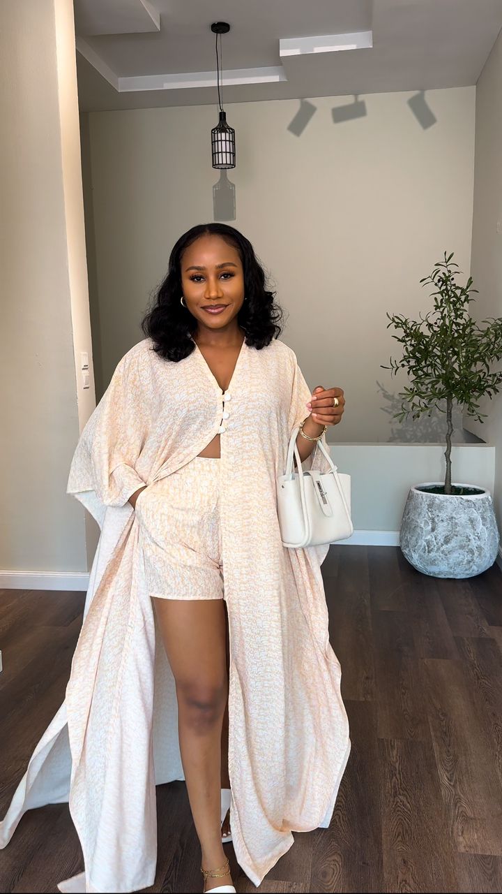 Summer crepe set(ready to wear)