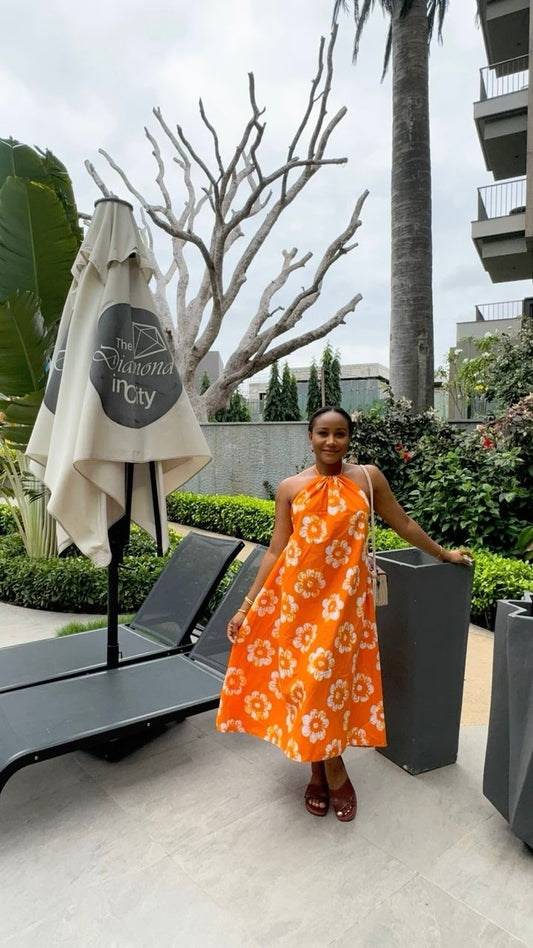Bella Ankara dress (ready to wear)