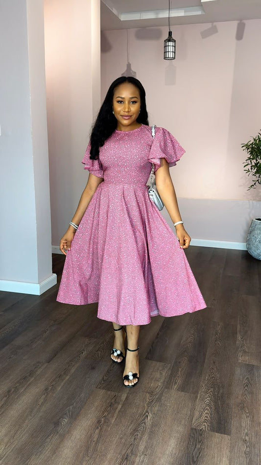 Melissa crepe dress