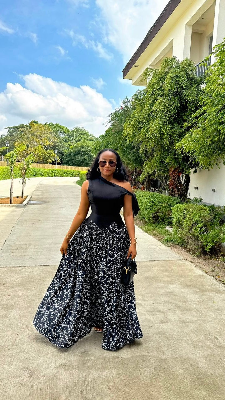 Motunrayo crepe dress