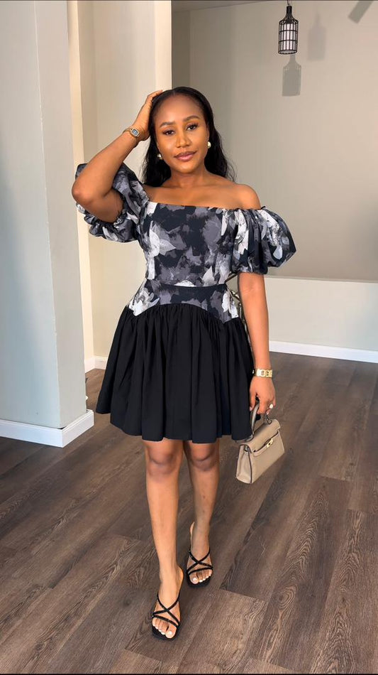 Melinda crepe dress