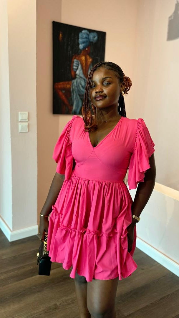 Tiana crepe dress