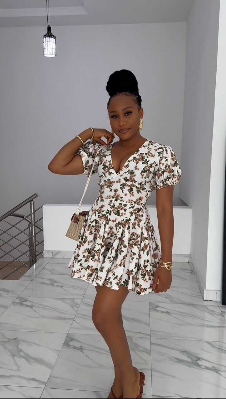 Sun crepe dress