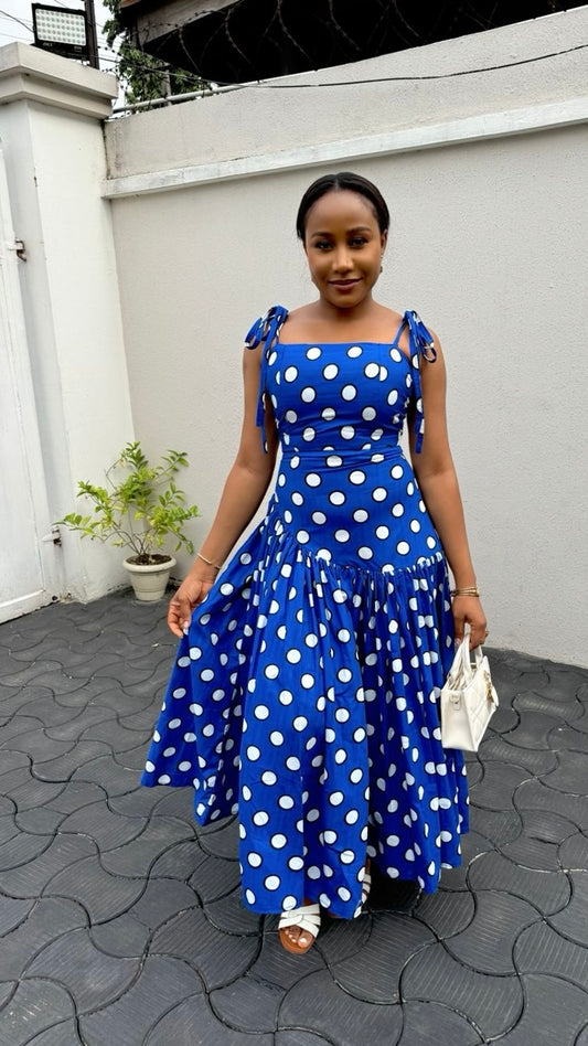Zaron Ankara dress ( ready to wear)