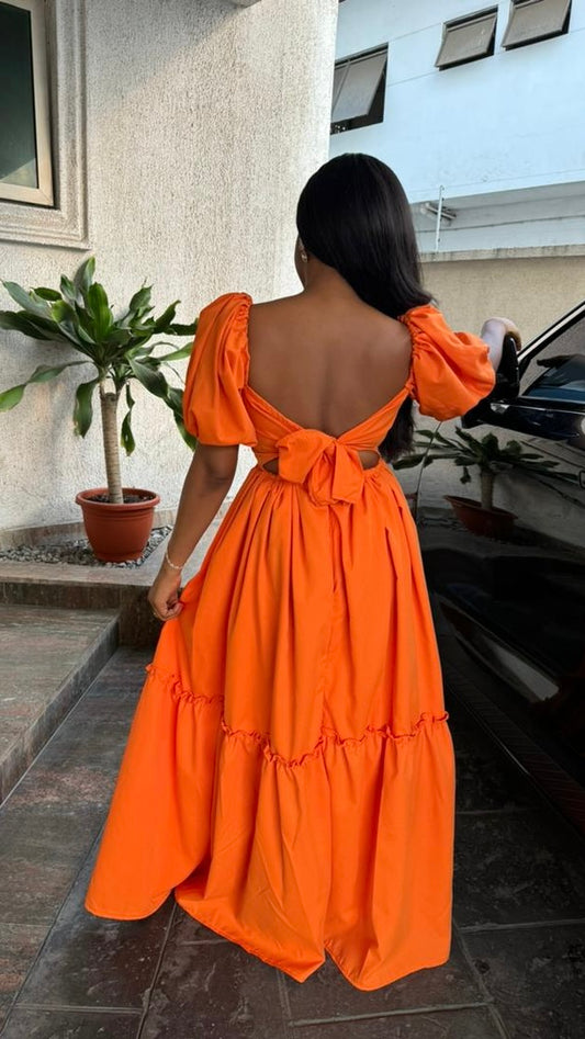 Racheal Cotton dress( ready to wear)