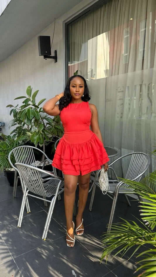 Hazel crepe dress (ready to wear)