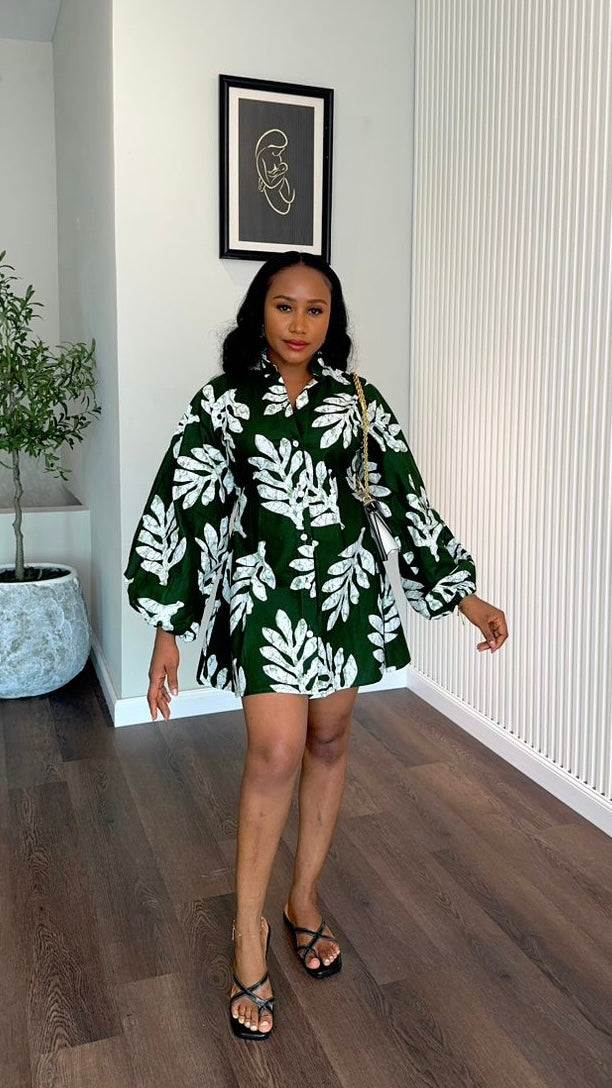 Morocco Ankara dress (ready to wear)