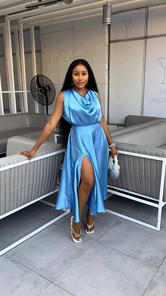 Zaron silk dress