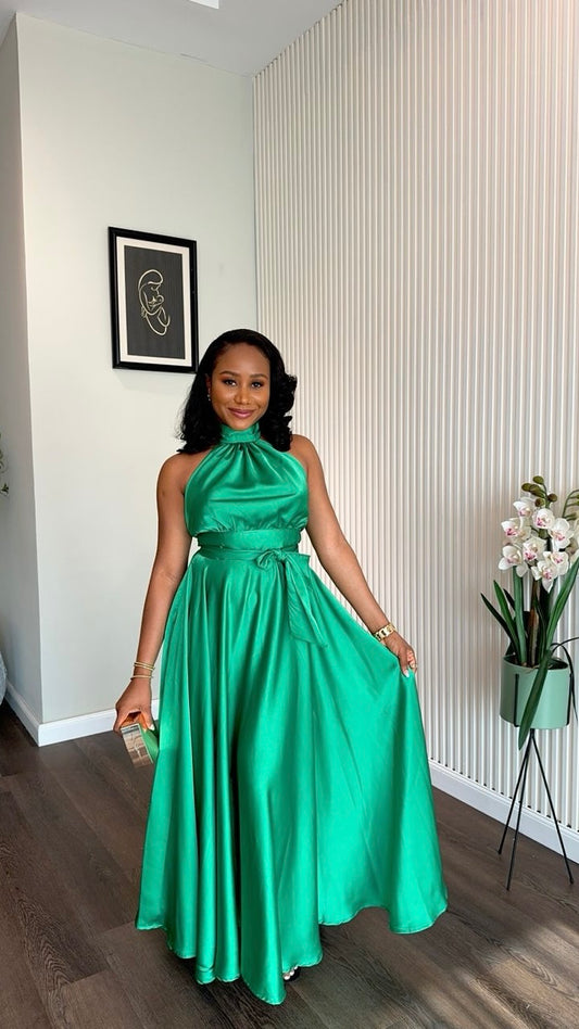 Luna silk dress(ready to wear)