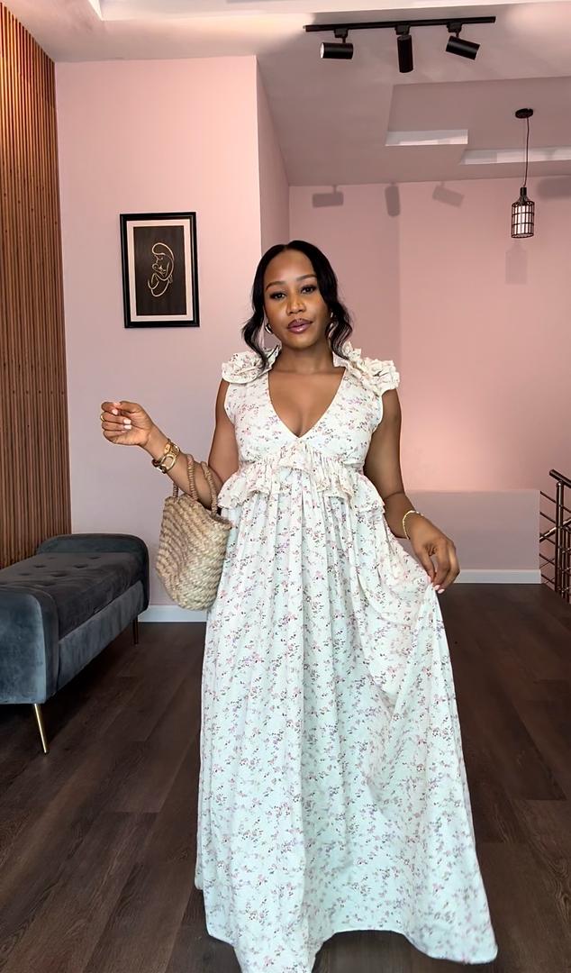 Abuja crepe dress