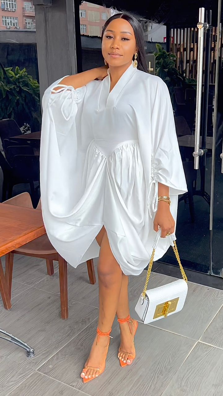 Moris silk dress short