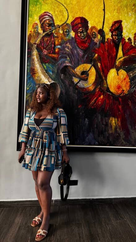 Tobi crepe dress