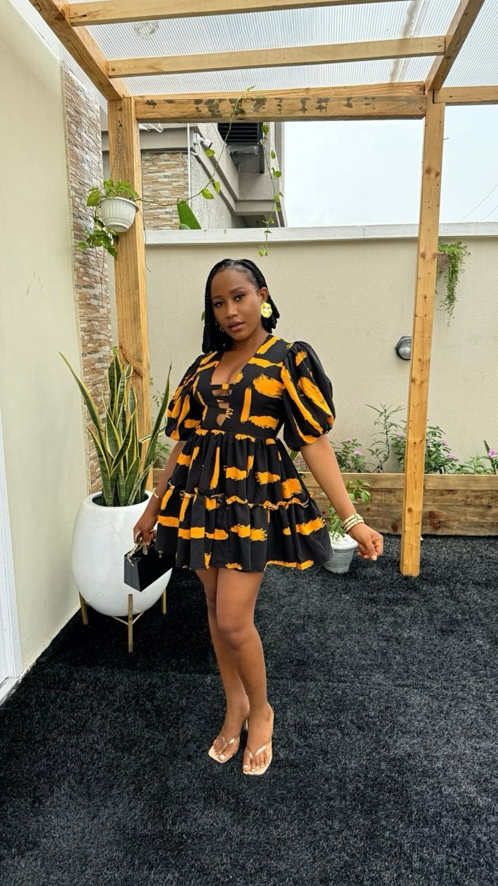 Dami crepe dress
