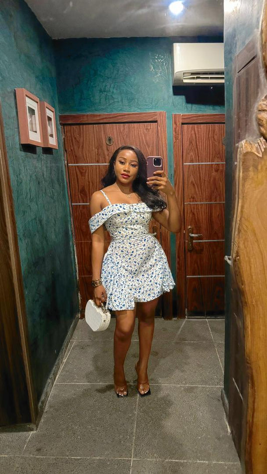 Wendy crepe dress