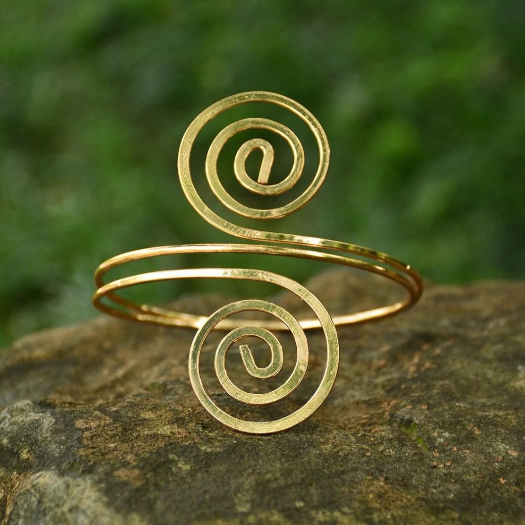 Non tarnish Upper arm cuffs (different designs)