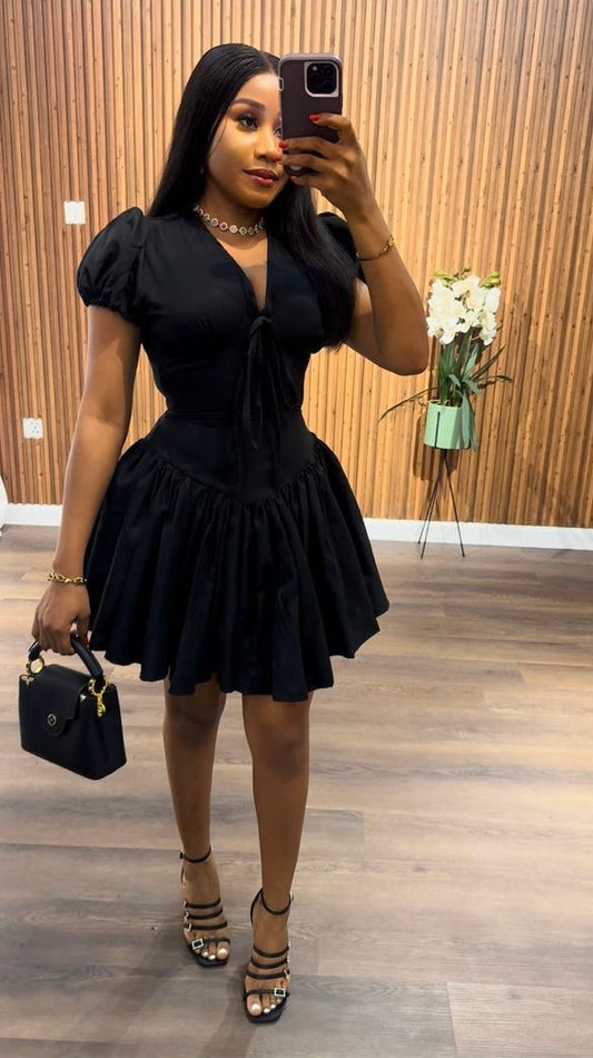 Banana cotton dress (ready to wear)