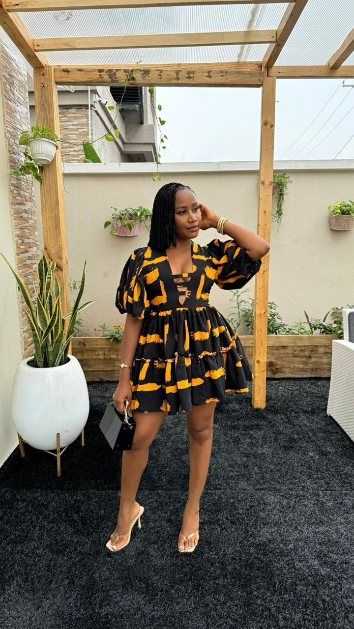 Dami crepe dress