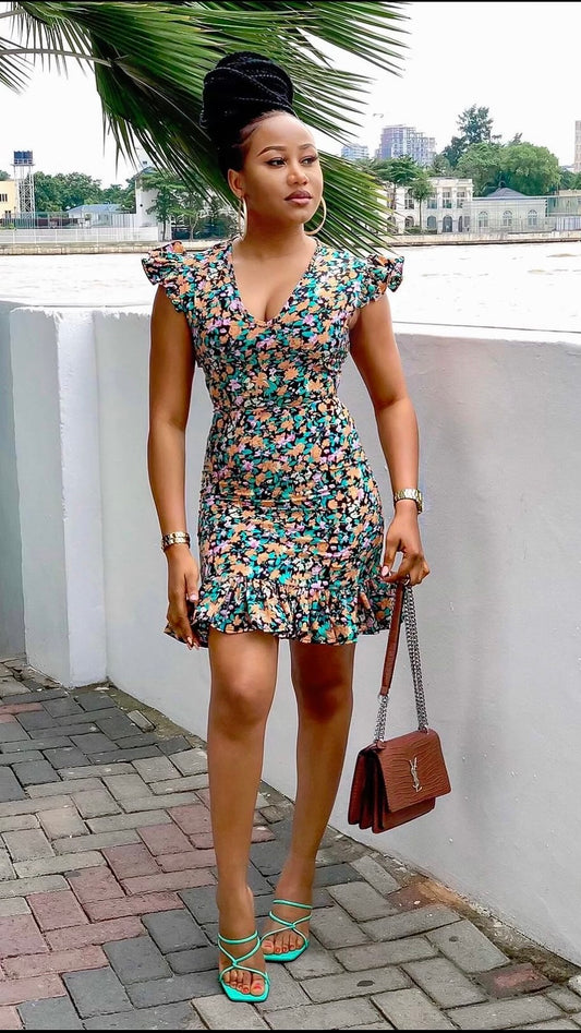 Kiki crepe dress