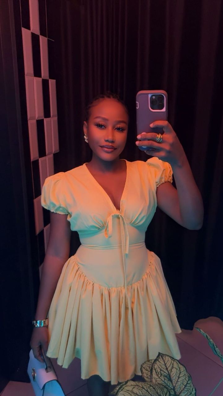 Banana cotton dress