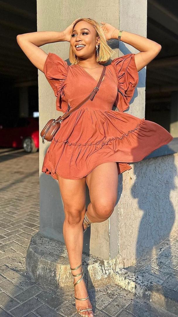 Tiana crepe dress