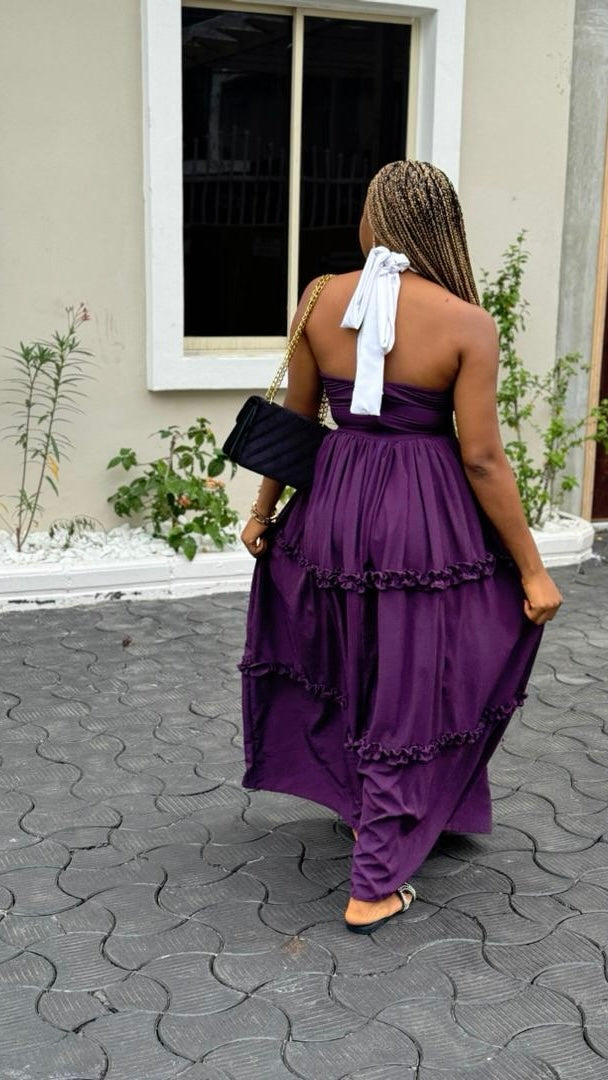 Nneoma crepe dress