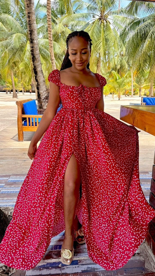 Bolu crepe dress