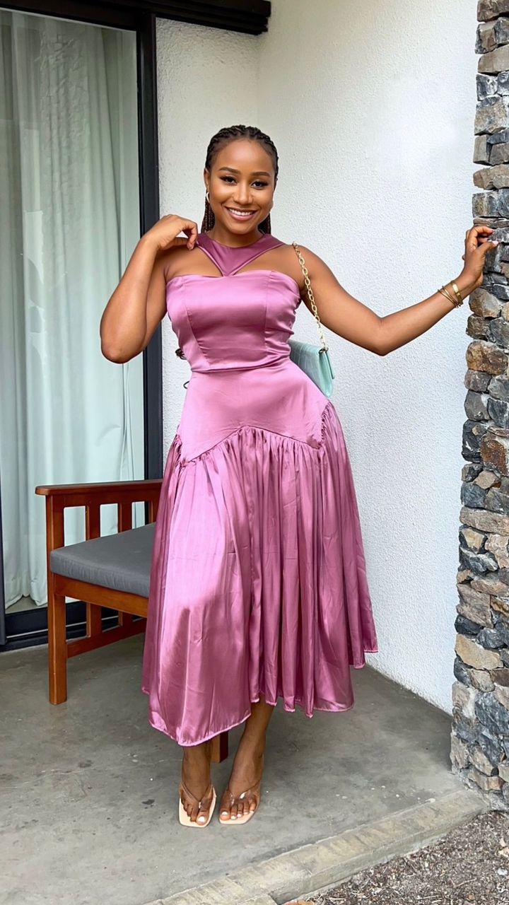 Edna silk dress