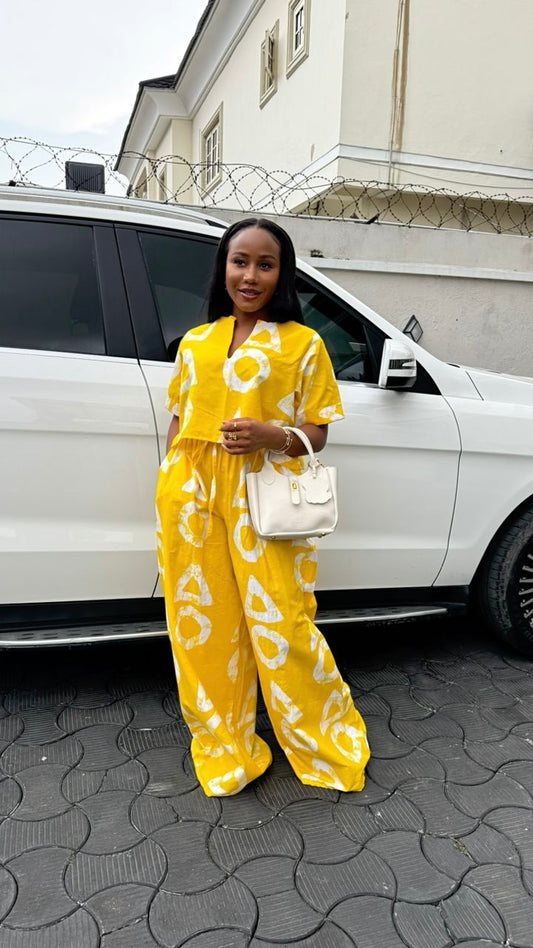 Akunna Ankara set (ready to wear )