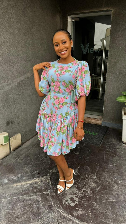Mariam crepe dress