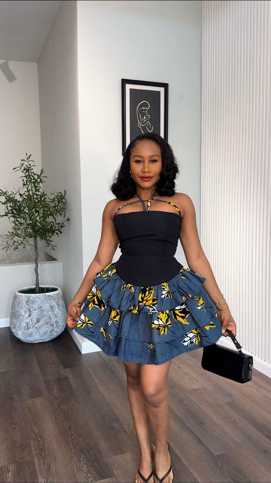 Imole Ankara dress (ready to wear)