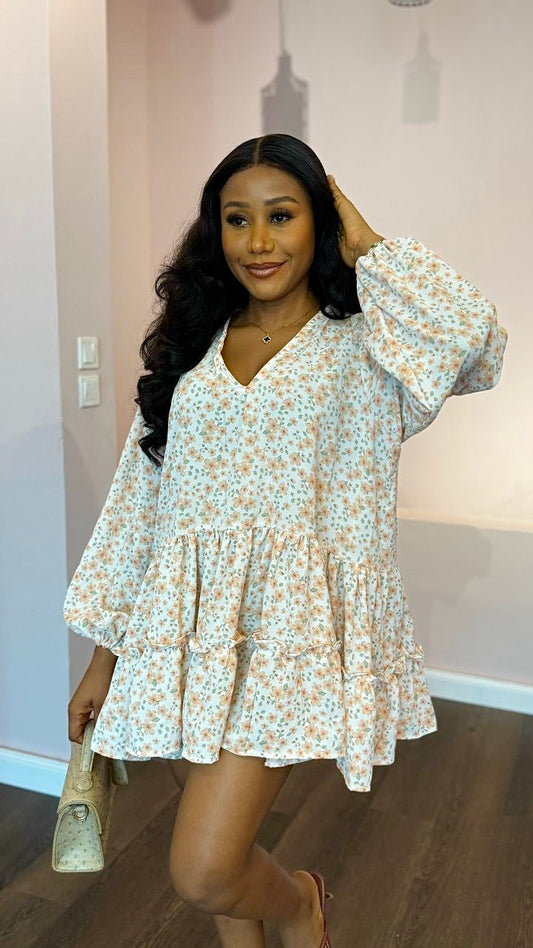 Lolade crepe dress(ready to wear)