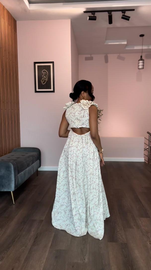 Abuja crepe dress