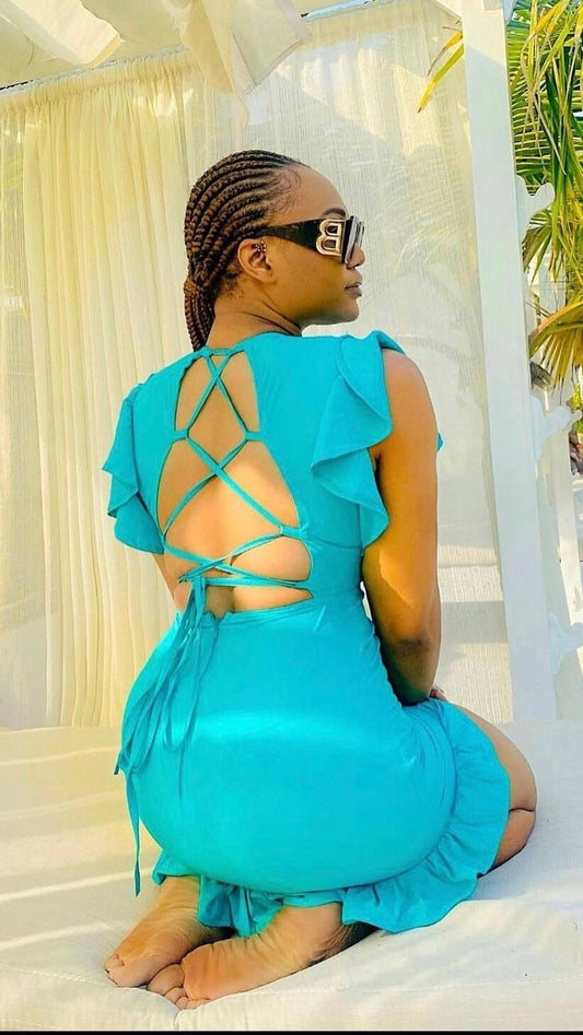 Amani crepe dress