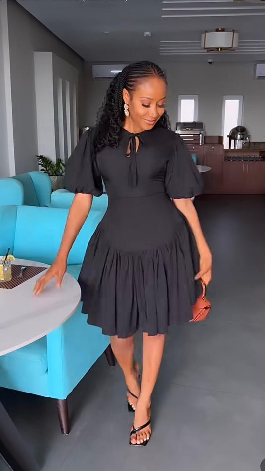 Amaka crepe dress (ready to wear)