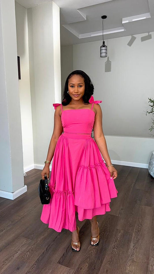 Kaka crepe dress (ready to wear)