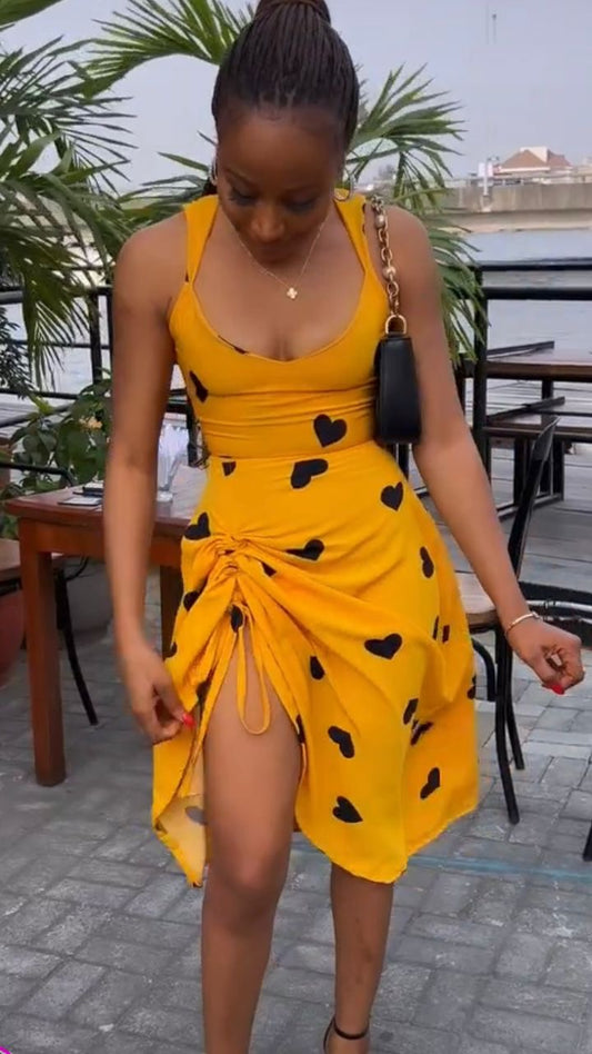Beauty crepe dress