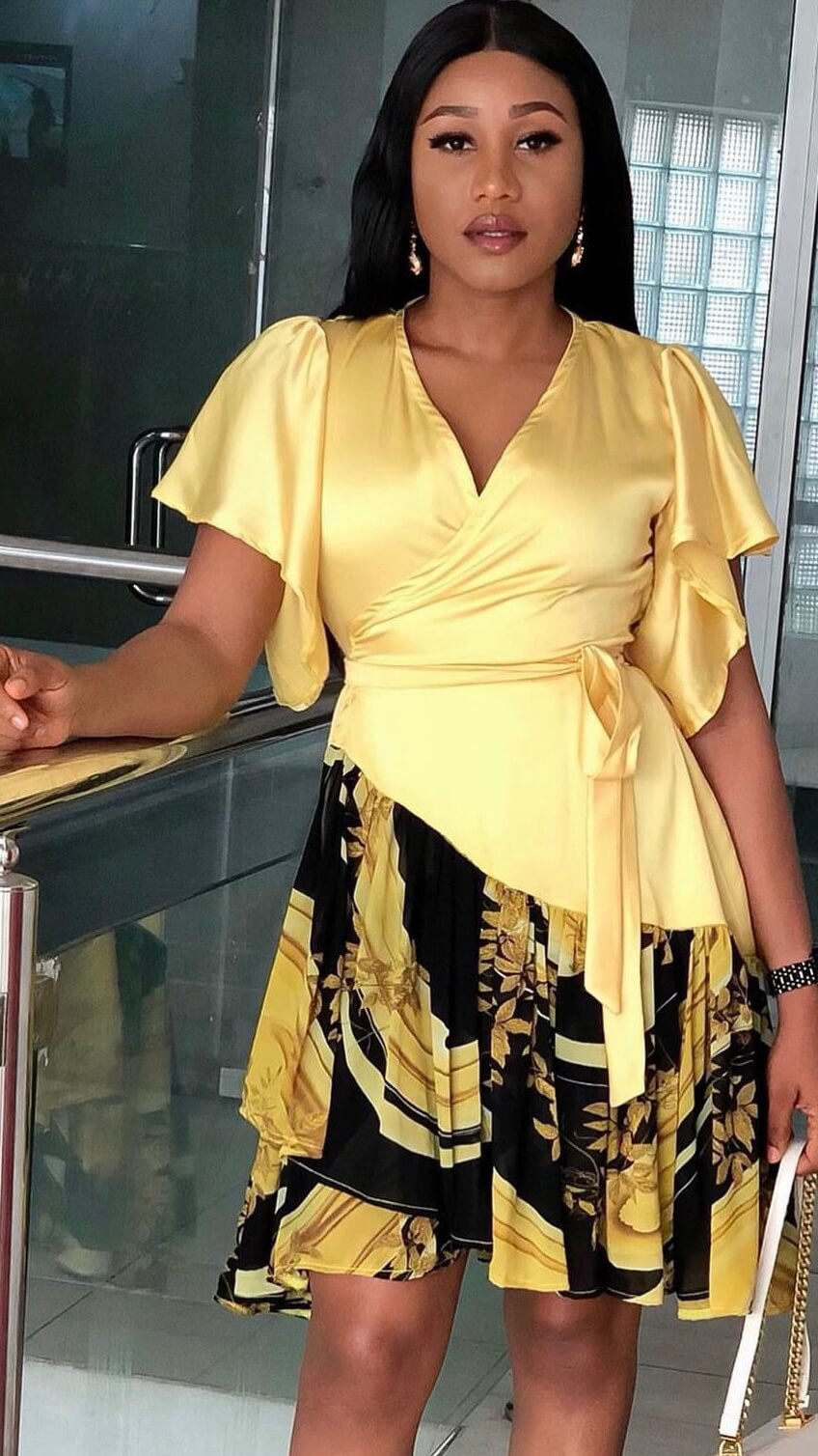 Ciara silk dress