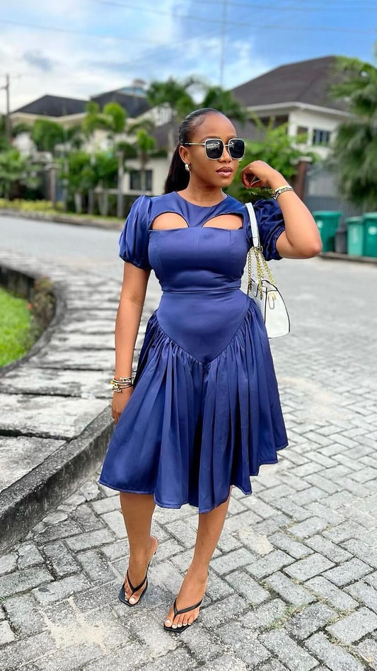 Kathryn silk dress (choose color)