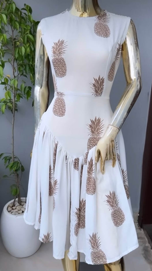 Von crepe dress
