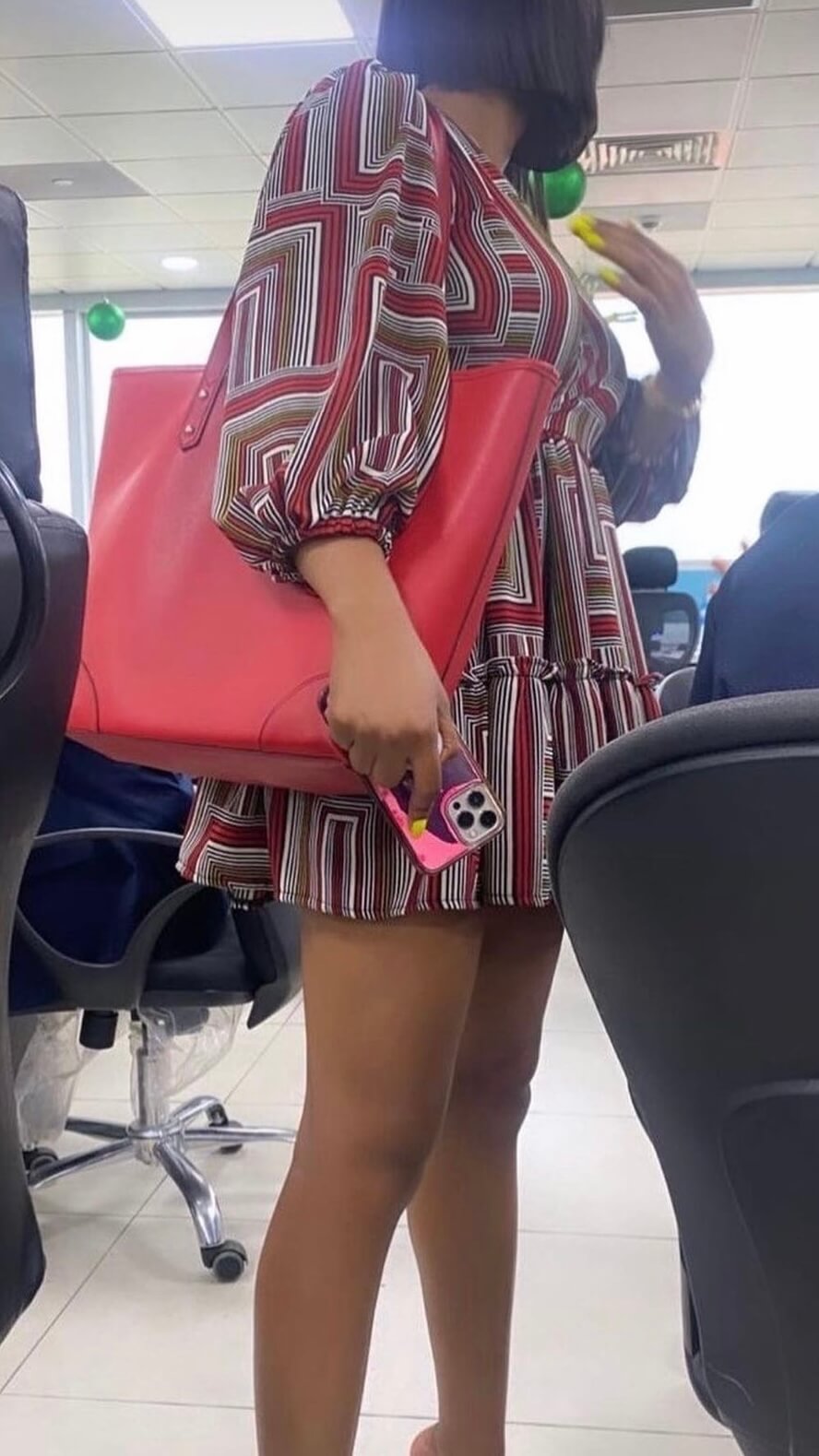 Tobi crepe dress