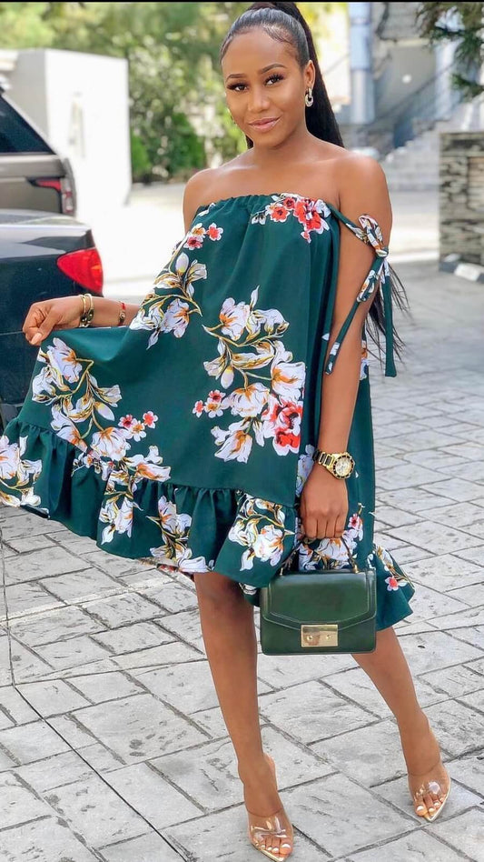 Sofia crepe dress