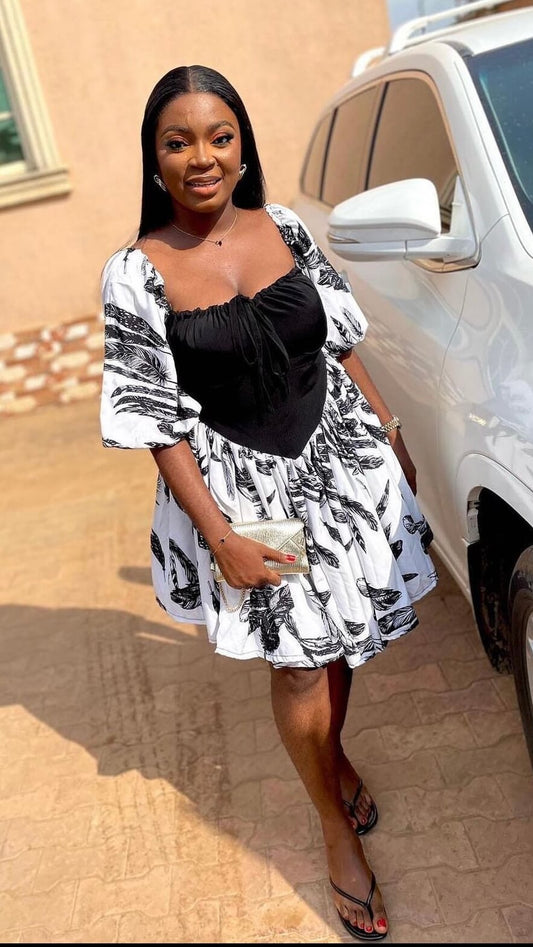 Peggy crepe dress