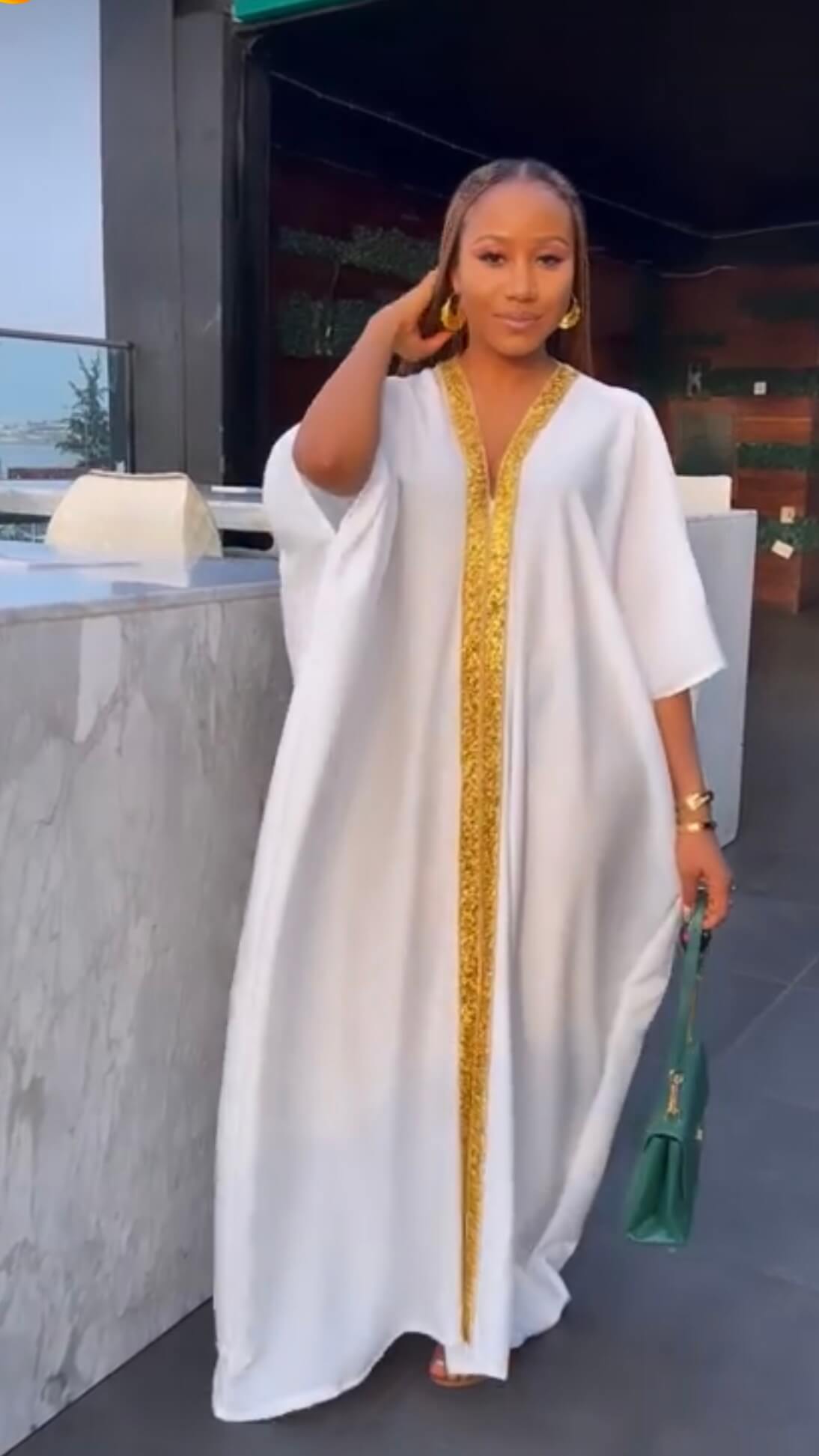 Golden girl bubu gown (also in black