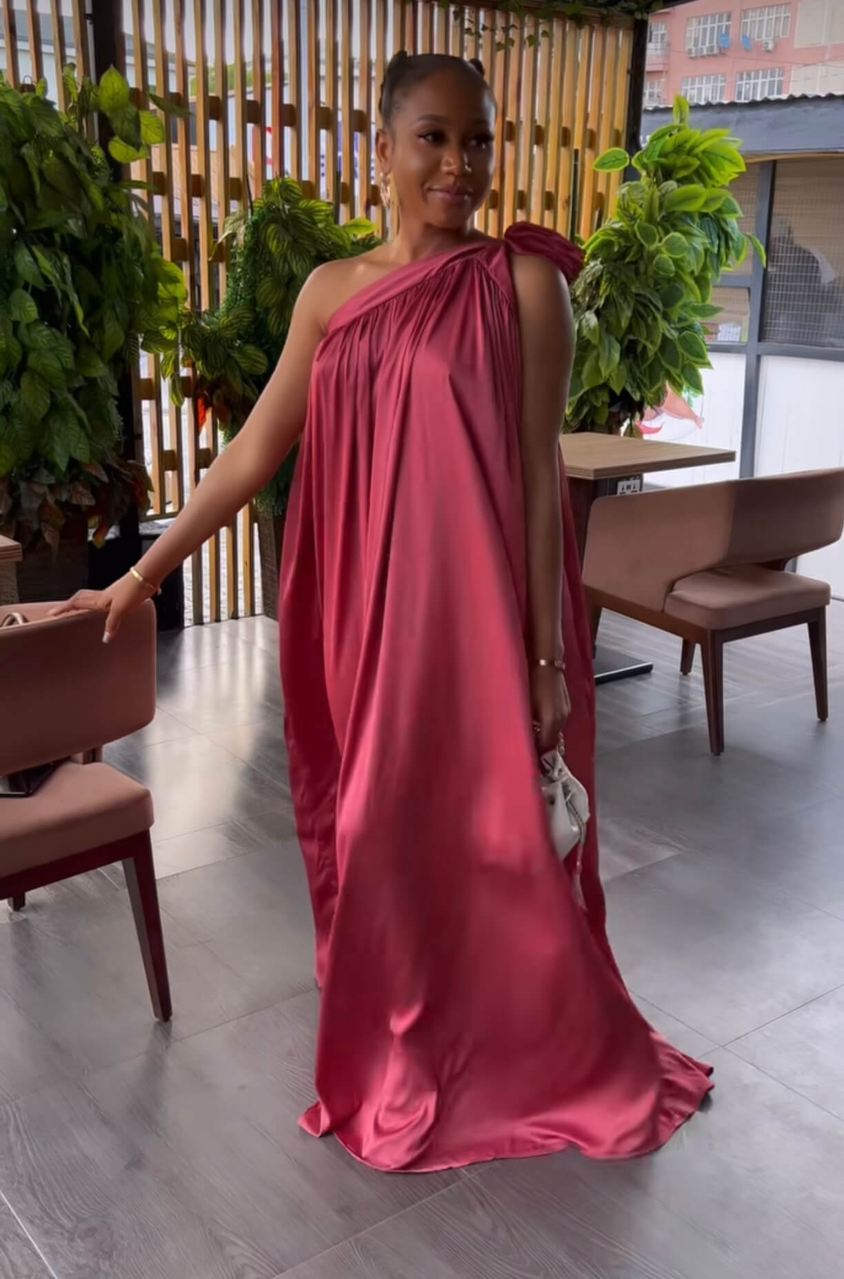 Sandra silk dress