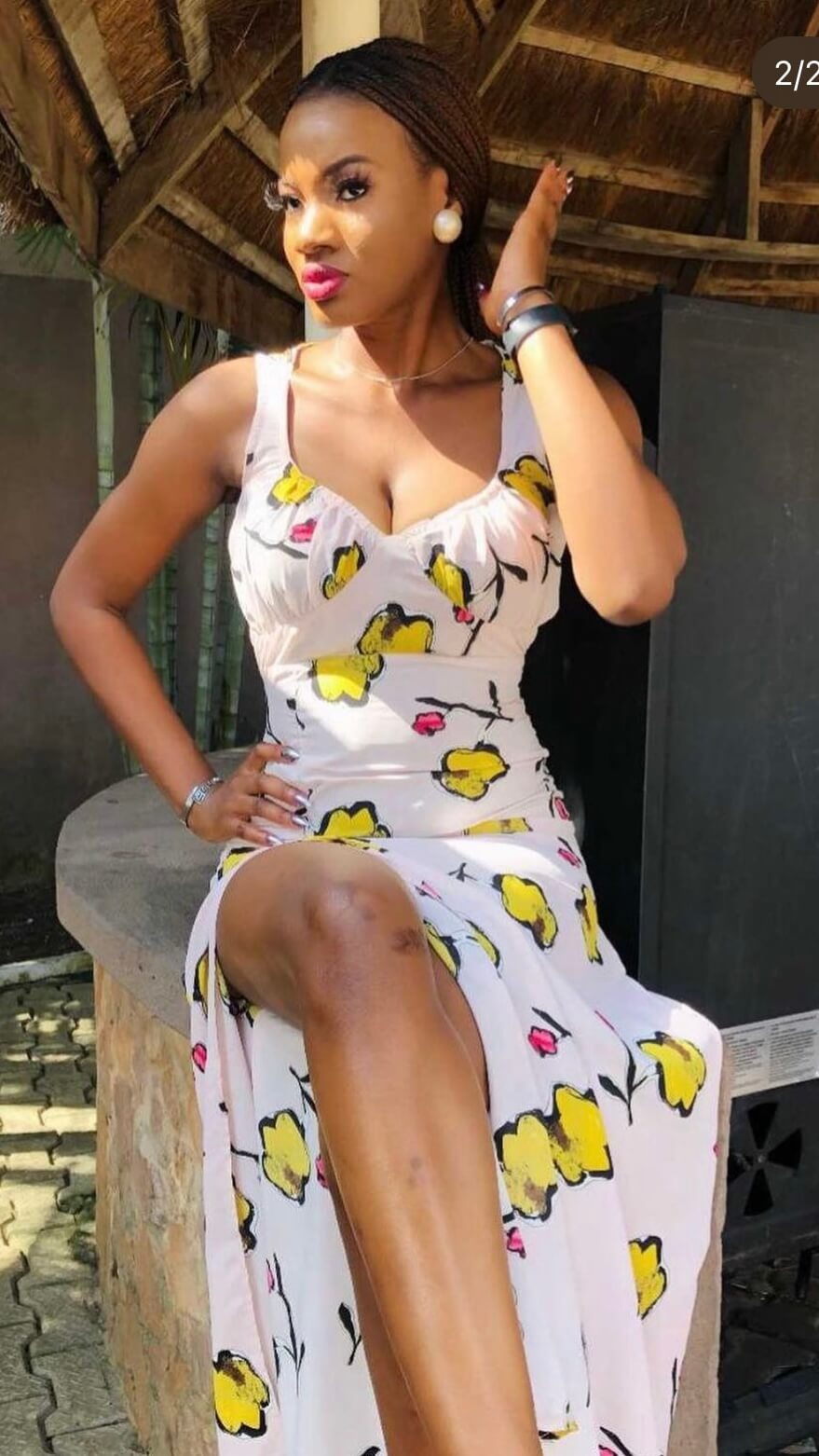 Feyi crepe dress