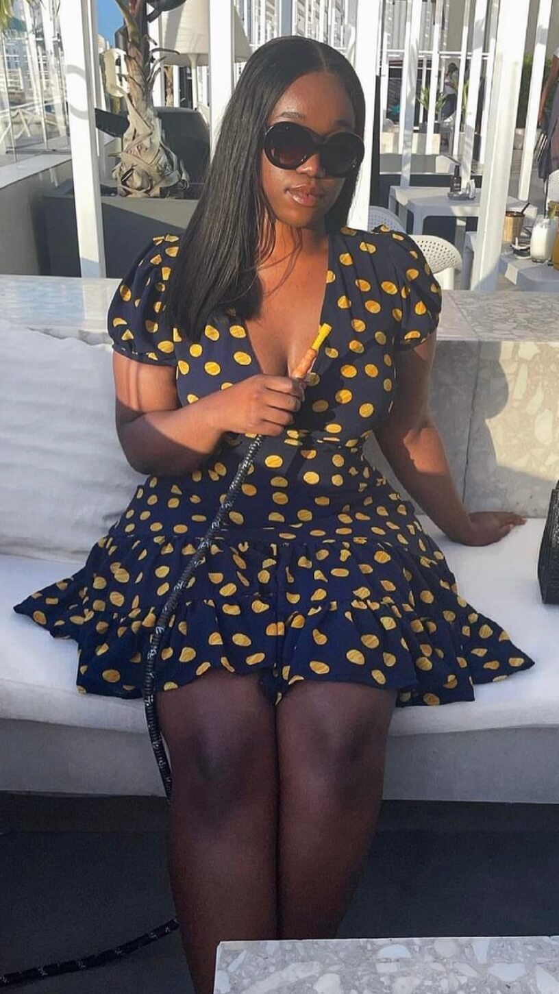 Kourtney crepe dress