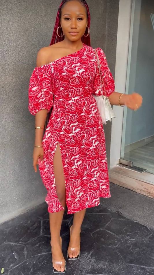 Odera crepe dress