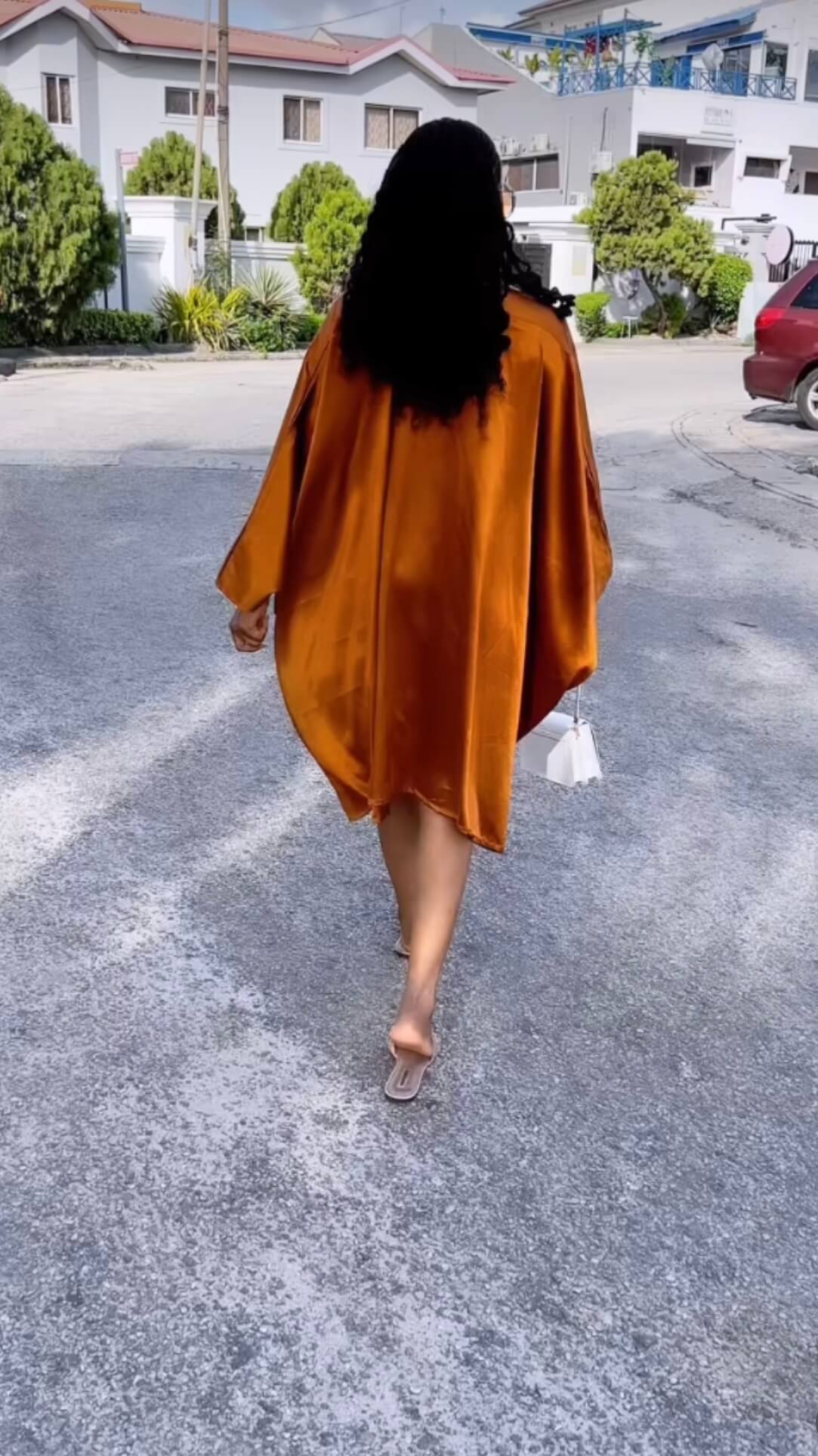 Tope silk dress